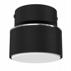 LAMPA SUFITOWA PLAFON OZDOBNY LED GX53 POLSKA NOWOCZESNA CZARNA LAMPA