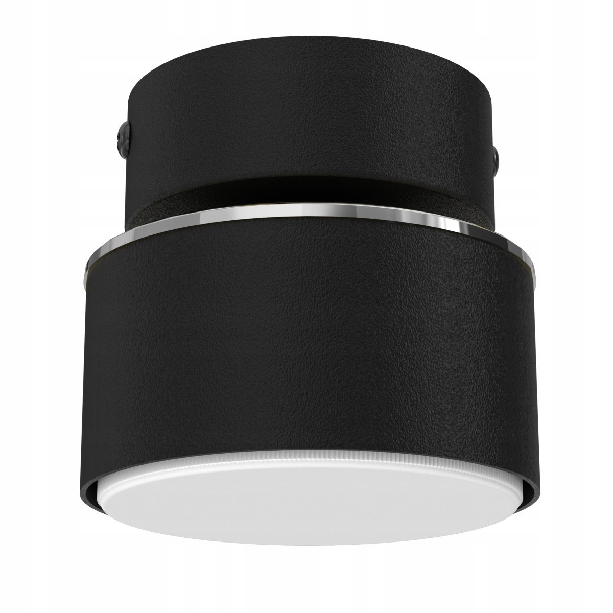 LAMPA SUFITOWA PLAFON OZDOBNY LED GX53 POLSKA NOWOCZESNA CZARNA LAMPA