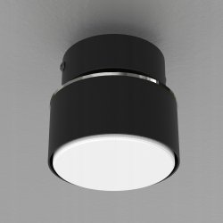 LAMPA SUFITOWA PLAFON OZDOBNY LED GX53 POLSKA NOWOCZESNA CZARNA LAMPA