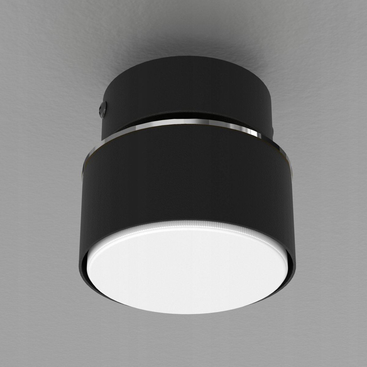 LAMPA SUFITOWA PLAFON OZDOBNY LED GX53 POLSKA NOWOCZESNA CZARNA LAMPA