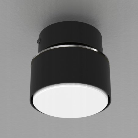 LAMPA SUFITOWA PLAFON OZDOBNY LED GX53 POLSKA NOWOCZESNA CZARNA LAMPA