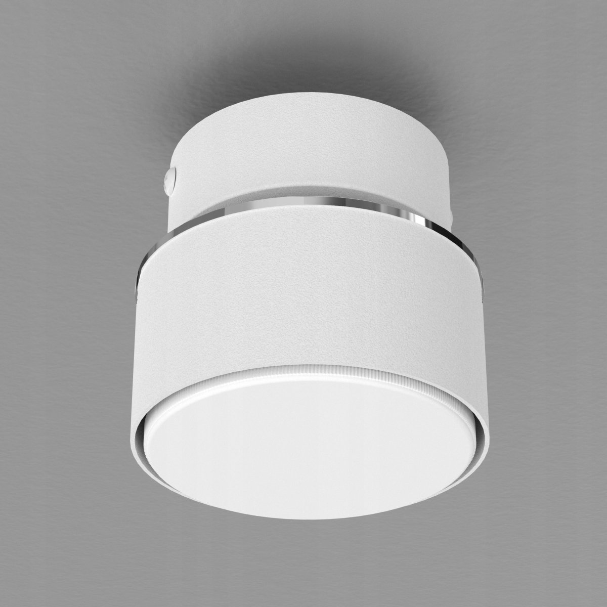 LAMPA SUFITOWA PLAFON OZDOBNY LED GX53 POLSKA NOWOCZESNA BIAŁA LAMPA