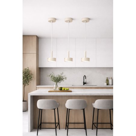 LAMPA SUFITOWA PLAFON OZDOBNY LED GX53 POLSKA NOWOCZESNA BIAŁA LAMPA