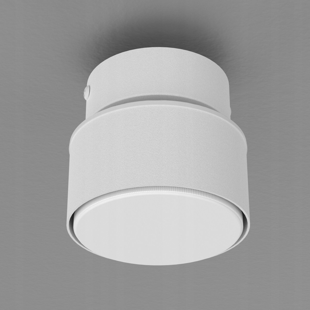 LAMPA SUFITOWA PLAFON OZDOBNY LED GX53 POLSKA NOWOCZESNA BIAŁA LAMPA