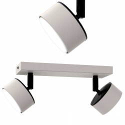PLAFON SUFITOWY SPOT REFLEKTOR JASNY KASZMIR CZARNY GX53 LISTWA SUFITOWA