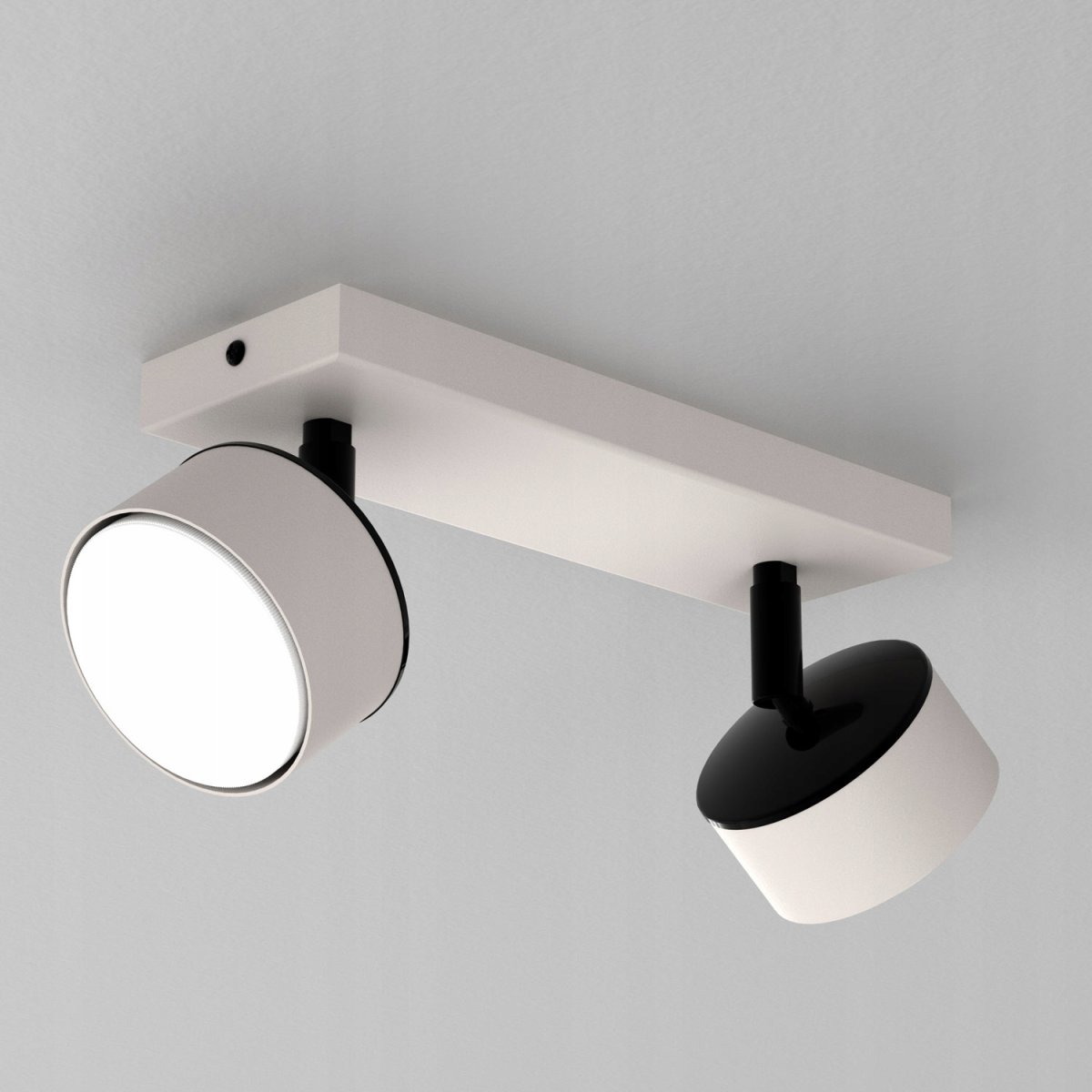 PLAFON SUFITOWY SPOT REFLEKTOR JASNY KASZMIR CZARNY GX53 LISTWA SUFITOWA
