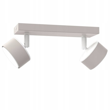 PLAFON SUFITOWY SPOT REFLEKTOR JASNY KASZMIR BIAŁY GX53 LISTWA SUFITOWA LED