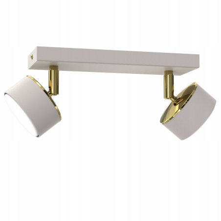 PLAFON SUFITOWY SPOT REFLEKTOR JASNY KASZMIR ZŁOTY GX53 LISTWA SUFITOWA LED