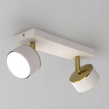 PLAFON SUFITOWY SPOT REFLEKTOR JASNY KASZMIR ZŁOTY GX53 LISTWA SUFITOWA LED