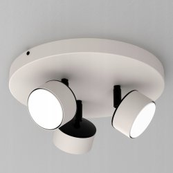 PLAFON SUFITOWY SPOT REFLEKTOR JASNY KASZMIR CZARNY GX53 OKRĄGŁY SUFITOWA