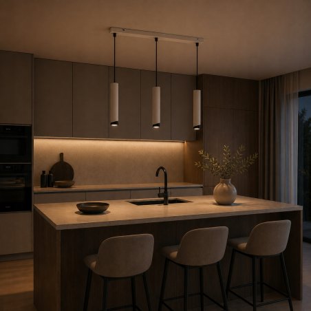 KINKIET ŚCIENNY RUCHOMY LAMPA ŚCIENNA SPOT GU10 LED JASNY KASZMIR BIAŁY