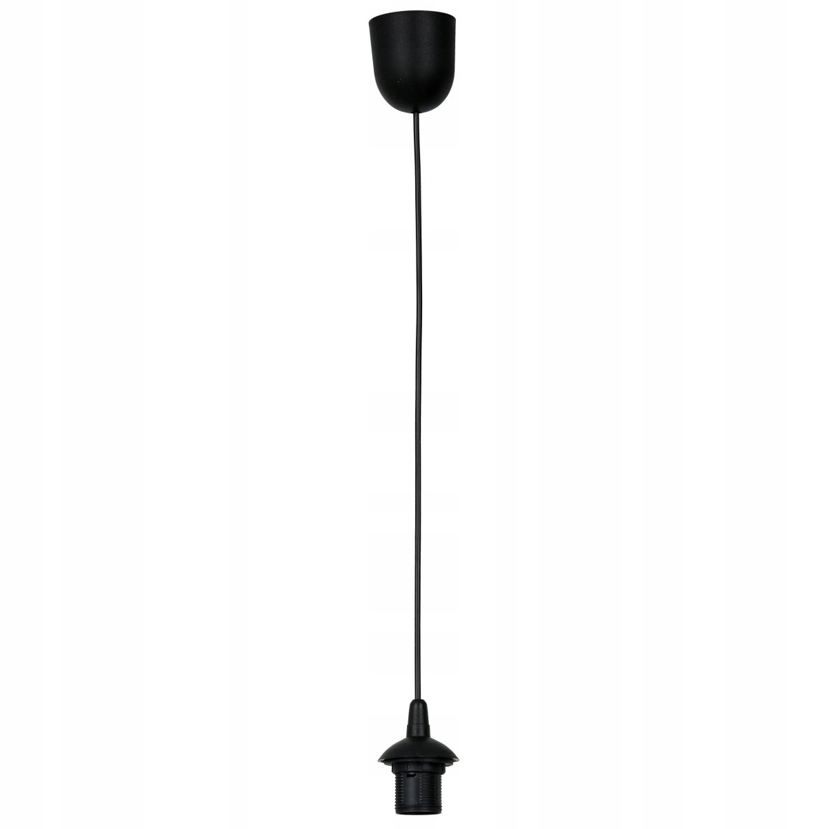 ZWIS PRZEWÓD PODSTAWA LAMPY WISZĄCEJ CZARNA E14
