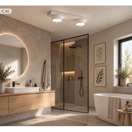 Nowoczesny plafon 3-punktowy kaszmirowy – lampa sufitowa