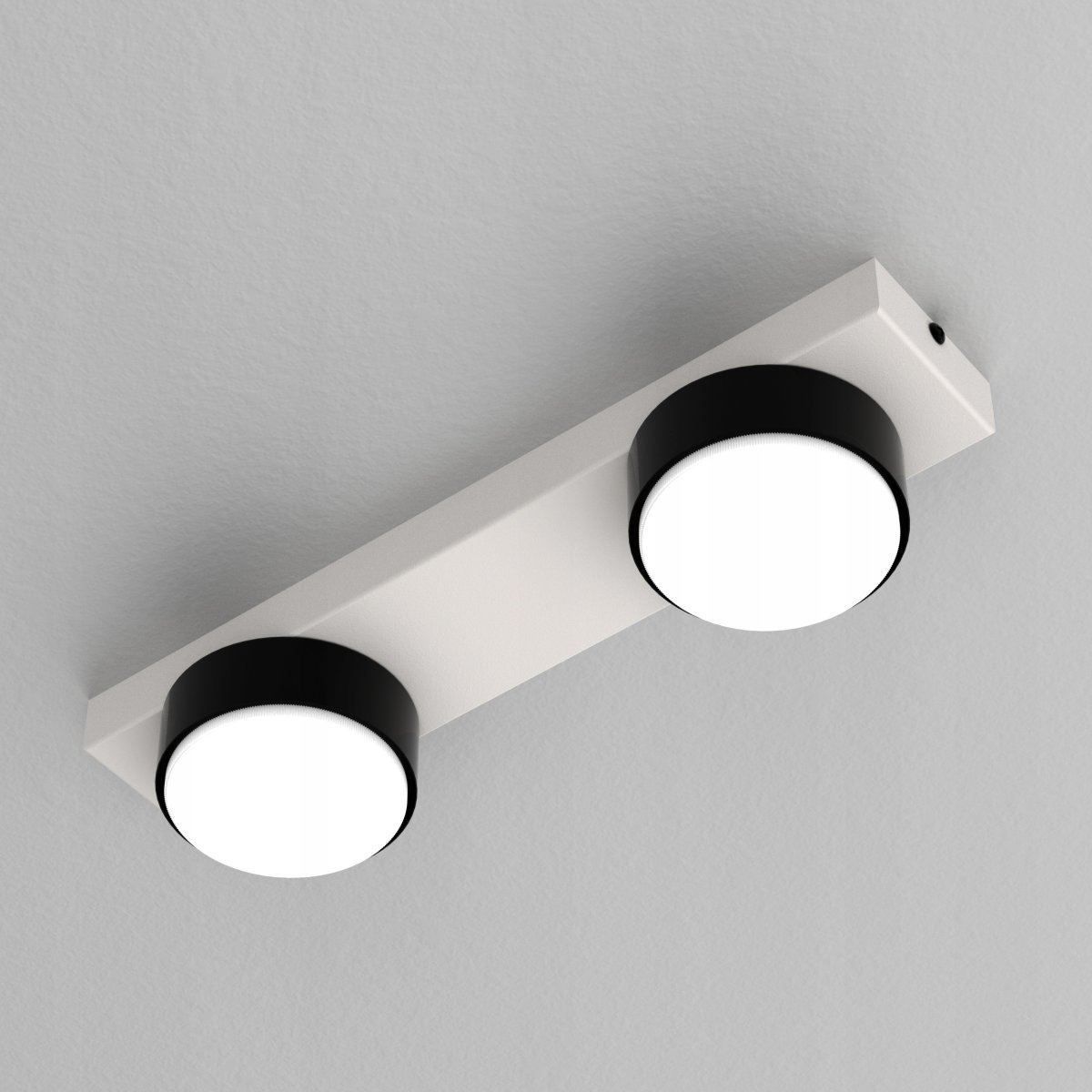 Nowoczesny plafon 2-punktowy kaszmirowy | Lampa sufitowa