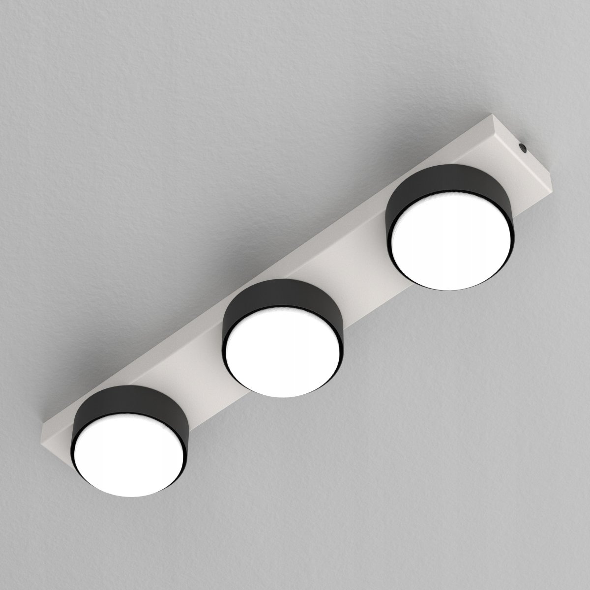 LAMPA SUFITOWA PLAFON LED LOFT GX53 JASNY KASZMIR LISTWA LAMPA OZDOBNA 3pkt