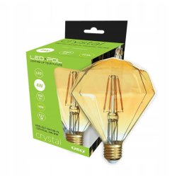 OZDOBNA DEKORACYJNA ŻARÓWKA LED E27 CRYSTAL 4W