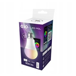 ŻARÓWKA LED E27 806LM 9W WIFI KOLORY APLIKACJA