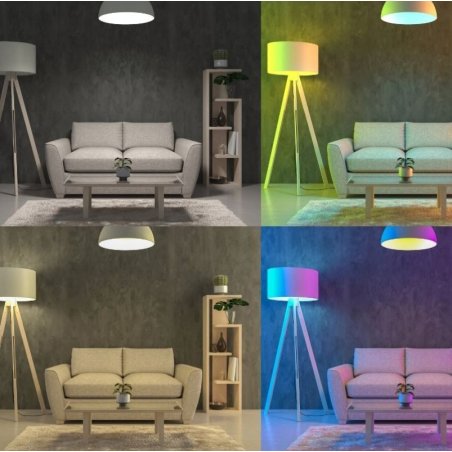 ŻARÓWKA LED E27 806LM 9W WIFI KOLORY APLIKACJA