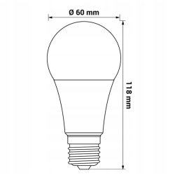 ŻARÓWKA LED E27 806LM 9W WIFI KOLORY APLIKACJA