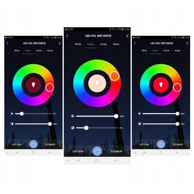 ŻARÓWKA LED E27 806LM 9W WIFI KOLORY APLIKACJA