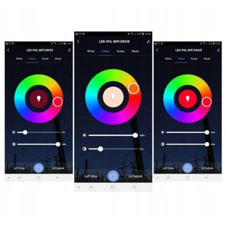 ŻARÓWKA LED E27 806LM 9W WIFI KOLORY APLIKACJA