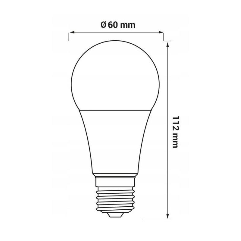 ŻARÓWKA LED E27 1255LM 10,5W DW NEUTRALNE ŚWIATŁO