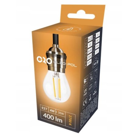 ŻARÓWKA LED E27 400LM 4W=35W DW NEUTRALNE ŚWIATŁO