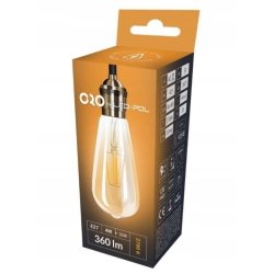 OZDOBNA DEKORACYJNA ŻARÓWKA LED E27 CIEPŁE ŚWIATŁO