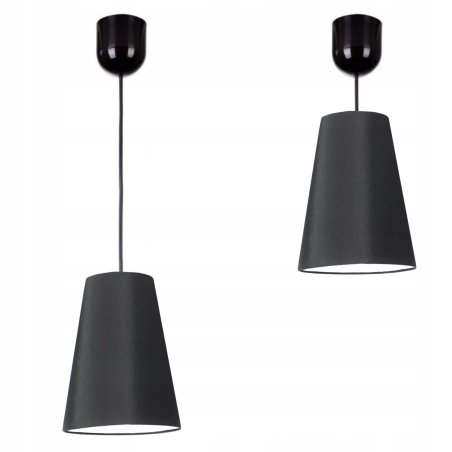 LAMPA WISZĄCA SUFITOWA ABAŻUR STOŻEK KOLORY E27 1-pkt