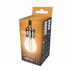 ŻARÓWKA LED E27 CLARO 4W 400lm NEUTRALNE ŚWIATŁO DO LAMPKI NOCNEJ KINKIETU