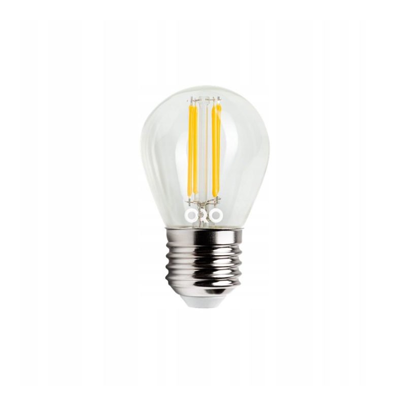 ŻARÓWKA LED E27 CLARO 4W 400lm NEUTRALNE ŚWIATŁO DO LAMPKI NOCNEJ KINKIETU