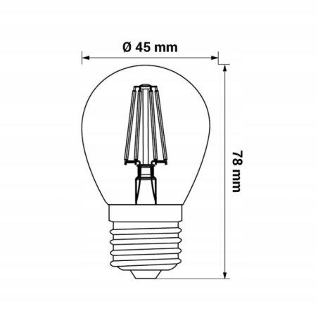 ŻARÓWKA LED E27 CLARO 4W 400lm NEUTRALNE ŚWIATŁO DO LAMPKI NOCNEJ KINKIETU ŻARÓWKA LED E27 CLARO 4W 400lm NEUTRALNE ŚWIATŁO DO LAMPKI NOCNEJ KINKIETU