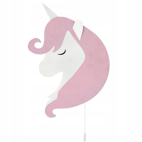 LAMPA DZIECIĘCA JEDNOROŻEC DLA DZIEWCZYNKI KINKIET UNICORN KOLORY LED