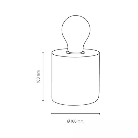 Lampa Stołowa Trongo okrągła Lampa Stołowa Trongo okrągła