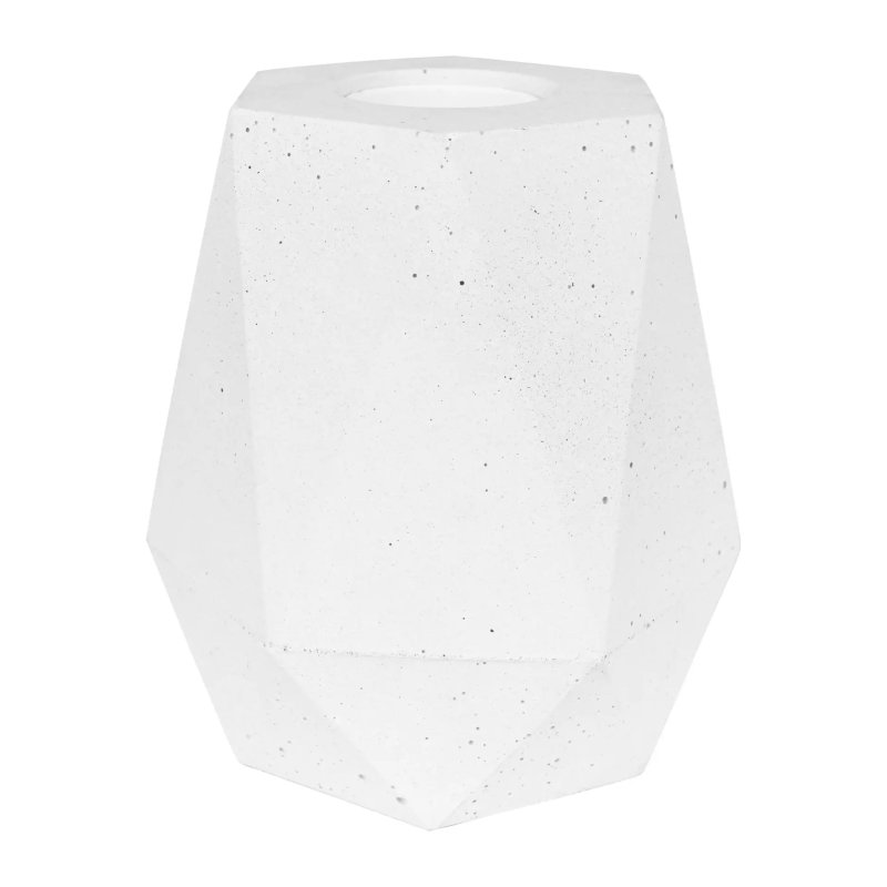 Lampa Stołowa Beton Diament Biały