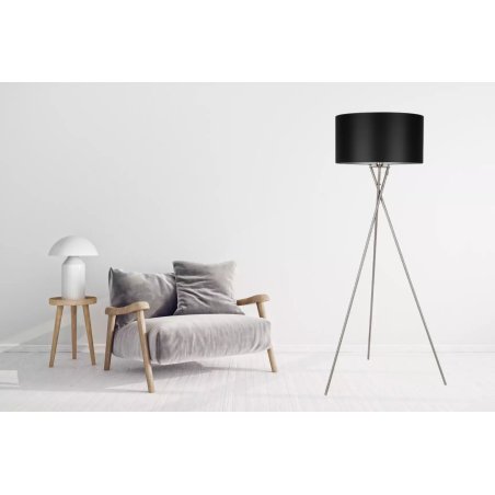 Lampa Podłogowa Hugo E27 Satyna Lampa Podłogowa Hugo E27 Satyna