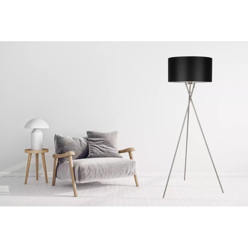 Lampa Podłogowa Hugo E27 Satyna
