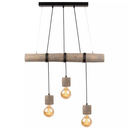 Lampa Wisząca 3x E27 Trabo Pino