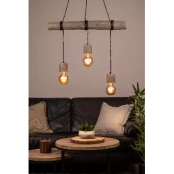 Lampa Wisząca 3x E27 Trabo Pino