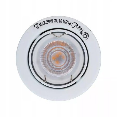 Zestaw Oczek Sufitowych 3xGU10 5W 345lm 2700K Satyna Metal Solidne Warianty