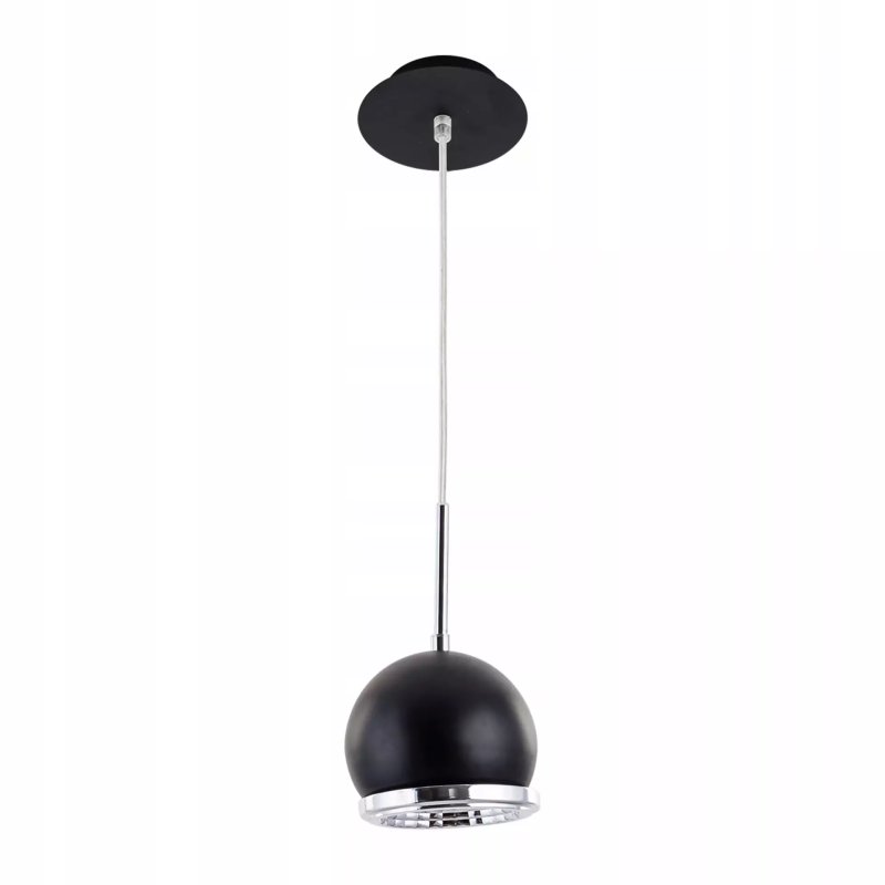 LAMPA WISZĄCA BALL KULA CZARNA GU10 SPOT LIGHT