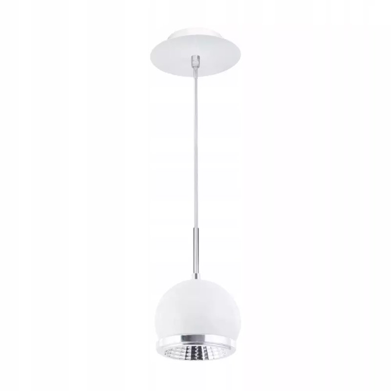 LAMPA WISZĄCA BALL KULA BIAŁA GU10 SPOTLIGHT