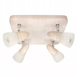 LAMPA SUFTIOWA SPOTLIGHT DREWNIANY PLAFON JULIETTA