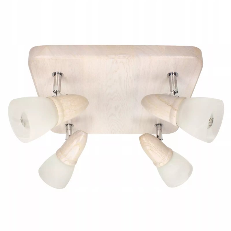 LAMPA SUFTIOWA SPOTLIGHT DREWNIANY PLAFON JULIETTA