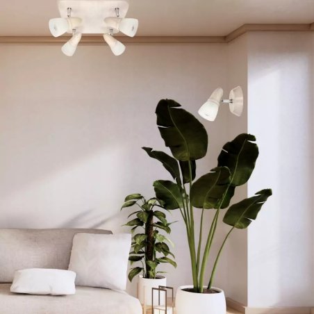 LAMPA SUFTIOWA SPOTLIGHT DREWNIANY PLAFON JULIETTA