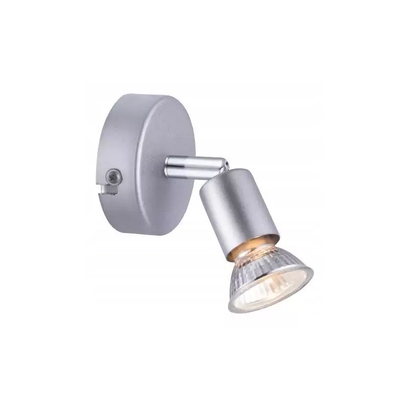 LAMPKA SPOT LIGHT KINKIET REFLEKTOR GU10 SREBRO
