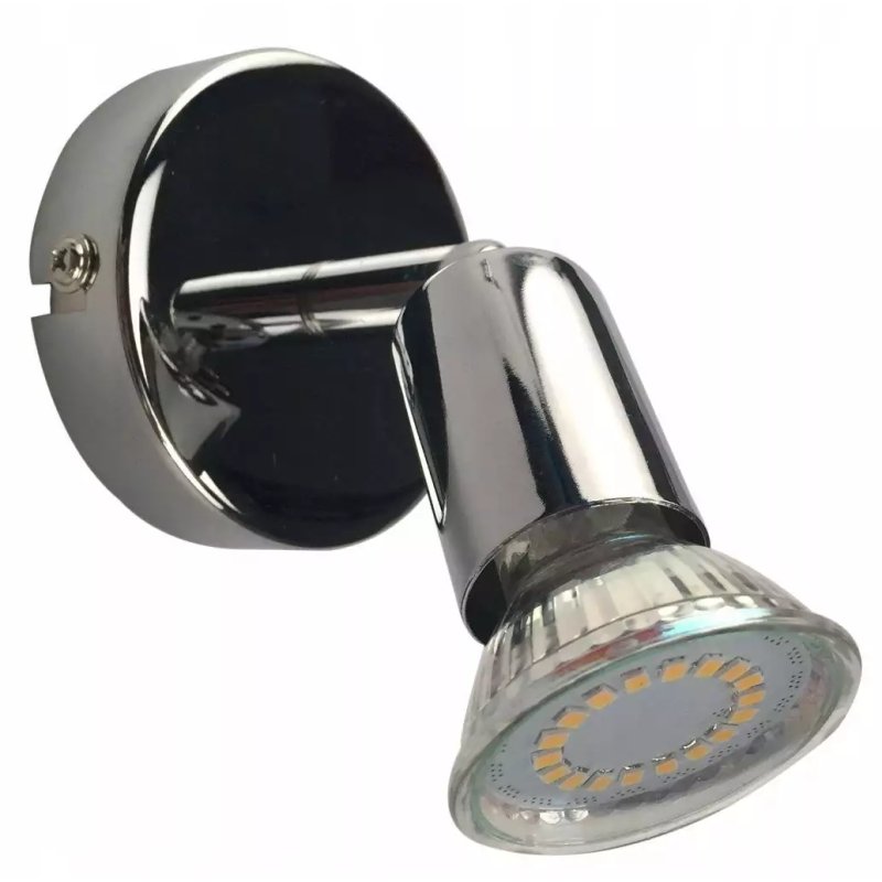 LAMPKA SPOT LIGHT KINKIET REFLEKTOR GU10 SREBRNY