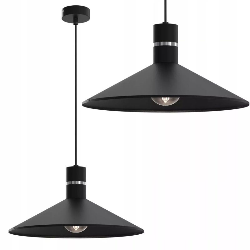 NOWOCZESNA LAMPA WISZĄCA SUFITOWA ZWIS METALOWA KOLORY