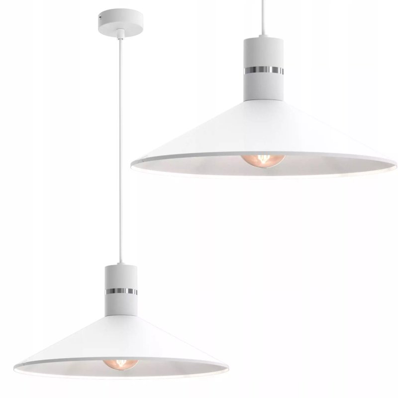 NOWOCZESNA LAMPA WISZĄCA SUFITOWA ZWIS METALOWA KOLORY