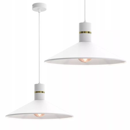 NOWOCZESNA LAMPA WISZĄCA SUFITOWA ZWIS METALOWA KOLORY